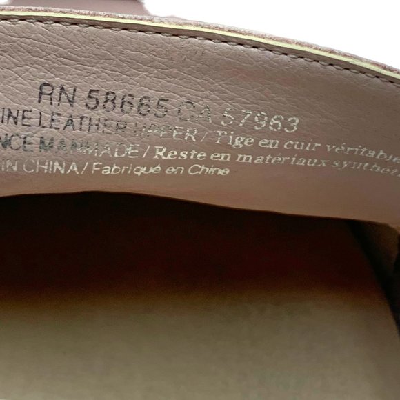 BP Nordstrom Maddy Bow Dusty Pink Leather Mules - Picture 3 of 10
